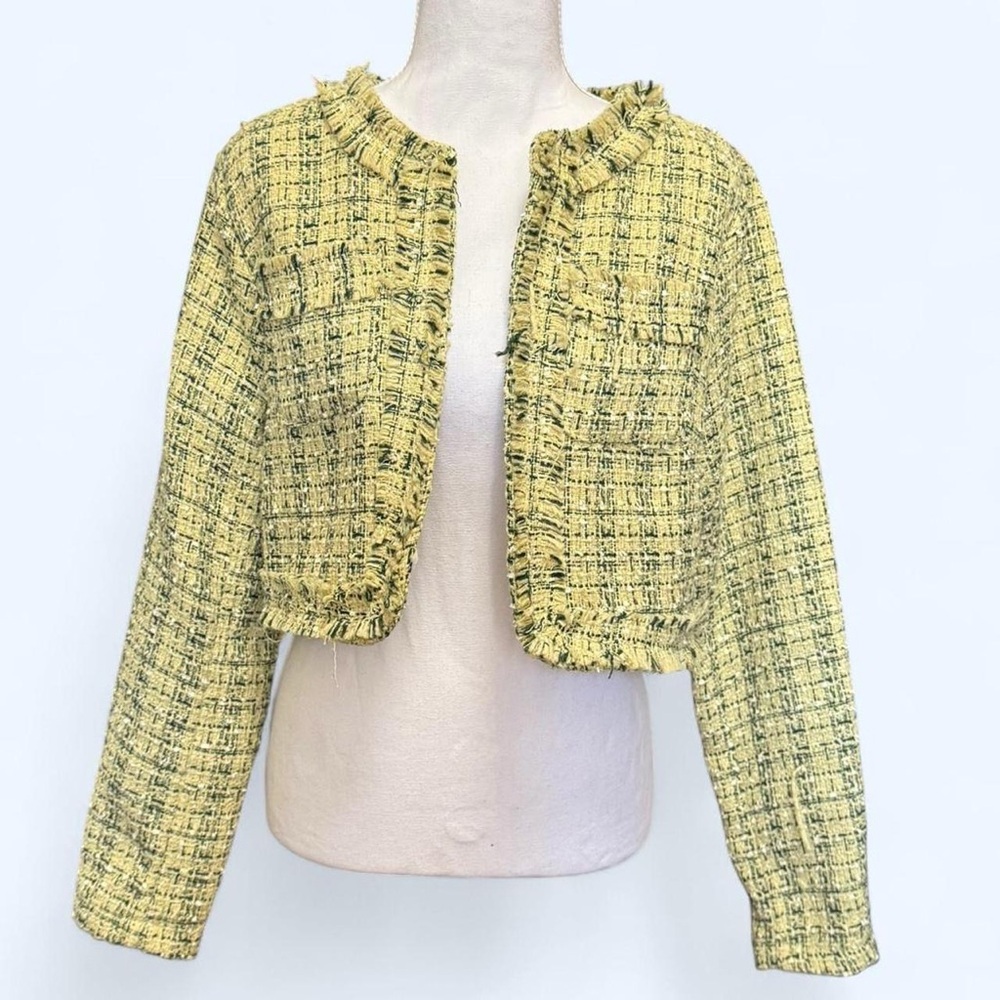 WD.NY Yellow Tweed Blazer